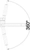 BLANCO Linus, Edelstahl, 360°, LGA, DVGW, 28,4 cm, 3,5 cm Produktbild-Vorschau 4