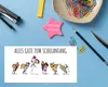 Friendly Fox Karte zur Einschulung, 1x Einschulungskarte Produktbild-Vorschau 6