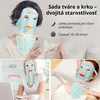 LED svetelná terapia maska na tvár a krk – 8 farieb červené Náhľad obrázku produktu 3