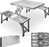 CASARIA® Klapptisch mit Stühlen Wetterfest Klappbar Produktbild-Vorschau 1