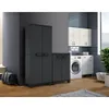 Kunststoffschrank Ardesia mit 3 Einlegeböden / Spindschrank Produktbild-Vorschau 3