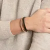 Armband Leder braun schwarz (Länge: 21cm) Produktbild-Vorschau 2