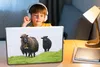 MuchoWow® Laptop Aufkleber Sticker Cover Schafe - Braun - Produktbild-Vorschau 3