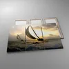 Bild auf Leinwand - Leinwandbild - Schiff Sonnenuntergang Produktbild-Vorschau 2