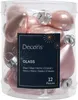 Christbaumschmuck Herzen 4cm Glas 12 Stück - Puderrosa Produktbild-Vorschau 2