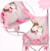 Malplay Puppenwagen Klappbarer leicht Rosa Kinderwagen Produktbild-Vorschau 10