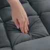 Fauteuil relax Snooze, 2 en 1, velours, réglable en 14 Voir les images du produit 8