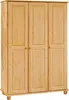SIT Möbel Kleiderschrank mit 3 Türen | Kiefer-Holz massiv | Produktbild-Vorschau 1