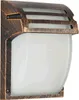 Wandleuchte AMALFI 1xE27/40W, matt Aluminium rustikal  IP44 Produktbild-Vorschau 1
