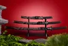 Zestaw czarny smok katana wakizashi tanto ze stojakiem - Podgląd zdjęcia produktu 6