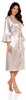 Damen Satin Morgenmantel Kimono mit Spitze Seidenoptik Produktbild-Vorschau 2