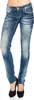 Cipo & Baxx Damen Jeans BJW256 Blau, W30/L30 Produktbild-Vorschau 1