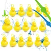 Enten Angeln | 16x gelbe Entchen mit Öse & Gewicht | Inkl. Produktbild-Vorschau 1