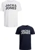 JACK & JONES 2er Pack T-Shirt Plus Size Rundhals Kurzarm Produktbild-Vorschau 1
