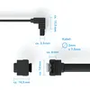 0,5m SATA-3 Kabel Schwarz S-ATA 6 Gb/s High Speed SSD HDD Produktbild-Vorschau 6