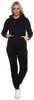 Damen Jogginganzug Freizeitanzug mit Kapuzenpullover;  Produktbild-Vorschau 1