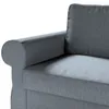 Dekoria Bezug für Backabro 2-Sitzer Sofa ausklappbar, grau, Produktbild-Vorschau 3