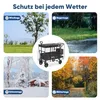 Protection pluie Sekey Transparent pour Bollerwagen avec Voir les images du produit 6