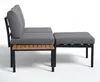 home24 Loungeset - 3-teilig - Aluminium - Grau Produktbild-Vorschau 5