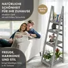TTL HOME Blumenleiter Flower Ladder L 160x41x50cm hellgrau Produktbild-Vorschau 5