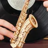 Drevené 3D puzzle so saxofónom Náhľad obrázku produktu 5