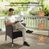 Yaheetech 2er Set Gartenstuhl aus Polyrattan, inkl. Sitz- & Produktbild-Vorschau 4