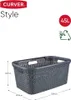 Curver Wäschekorb Style 45 L Anthrazit Produktbild-Vorschau 5