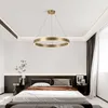Lampa wisząca LED Midway złota 35W Ciepła biel 3850lm metal Podgląd zdjęcia produktu 4