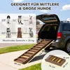 PawHut Hunderampe Auto klappbar Hundetreppe mit 10 Stufen Produktbild-Vorschau 3