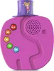 A pink elephant-shaped Bluetooth speaker for children with cartoon characters on top. Produktbild-Vorschau