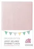 Melange Kinder Baby Jersey Spannbettlaken rosa 60x120 - Produktbild-Vorschau 1
