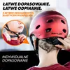 Kask do jazdy na deskorolce Apollo – płynna czerwień – Podgląd zdjęcia produktu 3