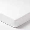 Baby Spannbettlaken 120x60cm Weiß aus 100% Baumwolle mit Produktbild-Vorschau 1