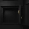 An open black safe with keys in the lock. Anteprima dell’immagine prodotto