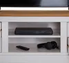 Lowboard KENT für 65" TV in weiß / Eiche farben aus Produktbild-Vorschau 6
