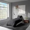 4 teilig Bettwäsche 155x220 cm Mikrofaser Premium Damast Produktbild-Vorschau 5