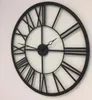 Vintage Nástenné Hodiny Čierne 70 Cm Náhľad obrázku produktu 9