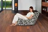 Smoothy® Lounge Sessel Luxus Sitzsack Black & White aus Produktbild-Vorschau 3