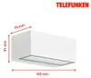 LED Außenwandleuchte Außenlampe IP44 4000K 12 W weiß Produktbild-Vorschau 5