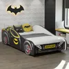 Autobett 80x160 cm Kinderbett Jugendbett mit Rausfallschutz Produktbild-Vorschau 1