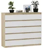 Komoda 160 cm 10 zásuvek skříňka FRAMIRE R-160-S10 sonoma Náhled obrázku produktu 2