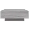 vidaXL Couchtisch Grau Sonoma 80x80x31 cm Holzwerkstoff Produktbild-Vorschau 6