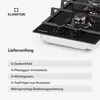 Klarstein Gasherd, Gaskochfeld 4 Flammig, Einbau-Gaskocher Produktbild-Vorschau 6