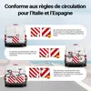 Wiltec Réflecteur de signalisation 2 en 1 – 50 x 50 cm – Voir les images du produit 6