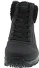 A close-up front view of a black SKECHERS boot. Produktbild-Vorschau