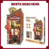 3D-Puzzle Book Nook KIT, DIY-Puppenhaus-Bausatz mit Produktbild-Vorschau 8
