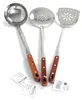 3er-Set XL 45cm Schöpflöffel Suppenkelle Küchenhelfer Produktbild-Vorschau 1