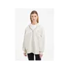Damen-Kapuzen-Sweatshirt Beige aus recycelter Baumwolle mit Produktbild-Vorschau 7