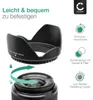 CELLONIC Gegenlichtblende kompatibel mit Ø 62mm - Bajonett Produktbild-Vorschau 3