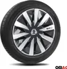 14" Zoll Radkappen Grau/Silber Radzierblenden Radblenden Produktbild-Vorschau 6